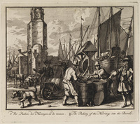 KG 08788
          <br/>
          't Ver Packen der Haringen in de tonnen
          <br/>
          <em>Laan, Adolf van der</em>